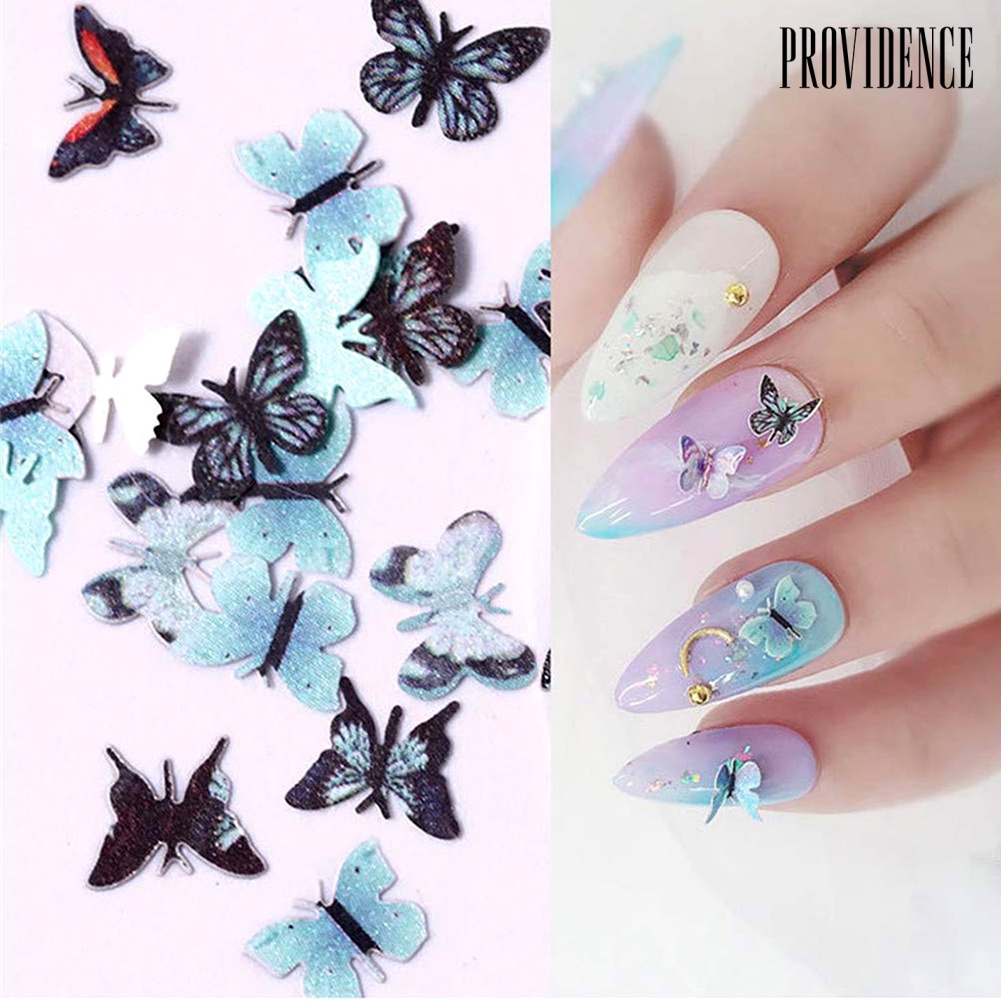 Providence DIY Manicure Decoration Simulation Mini Butterfly Nail Art Decoration Sticker