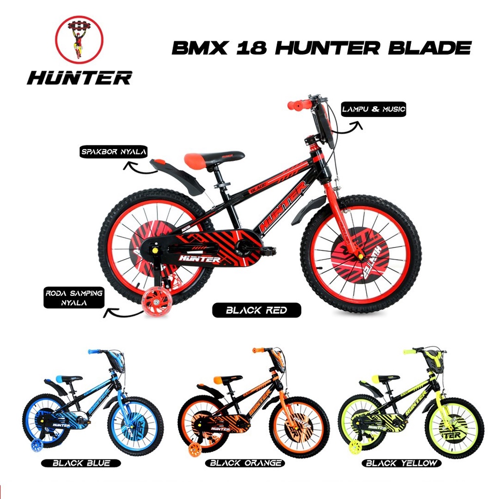 Bazar Sepeda - SEPEDA ANAK BMX 18 INCH HUNTER BLADE