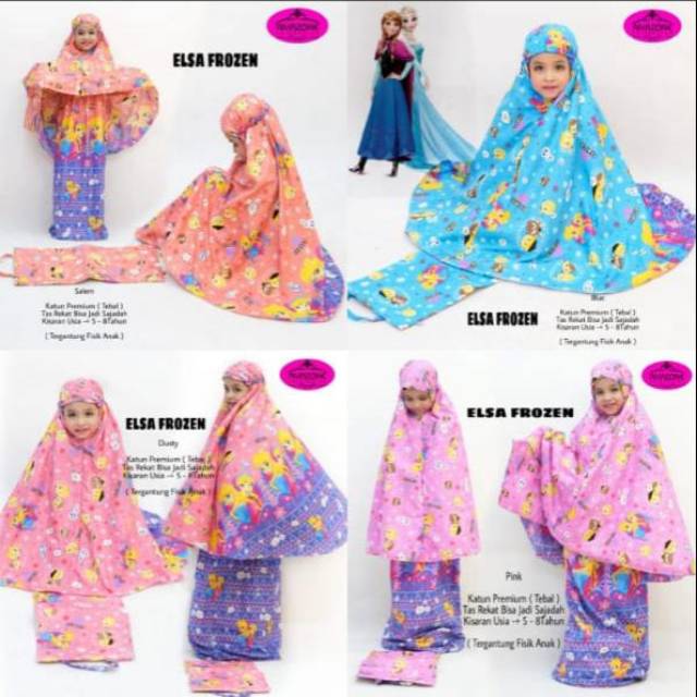 ELSA FROZEN MUKENA by Amazon