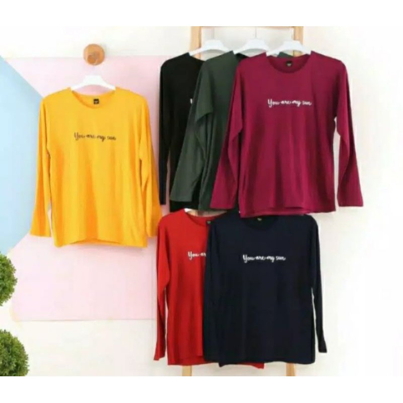 Kaos lengan panjang Lemone spandex L