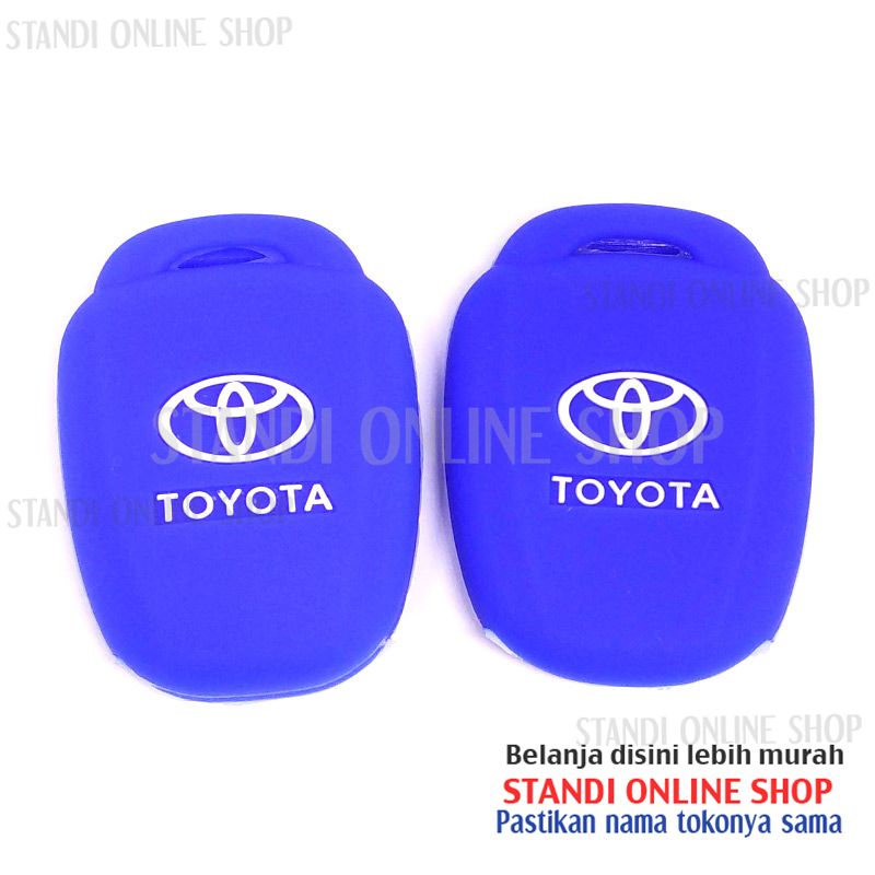 Silicone Remote Cover Sarung Kunci Keyshirt Toyota All New Yaris G E Sienta E