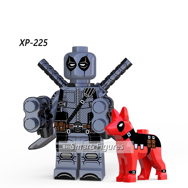 Mainan Action Figure Mini Figure Deadpool Marvel Super Heros KT1030 Untuk Koleksi / Hadiah Anak