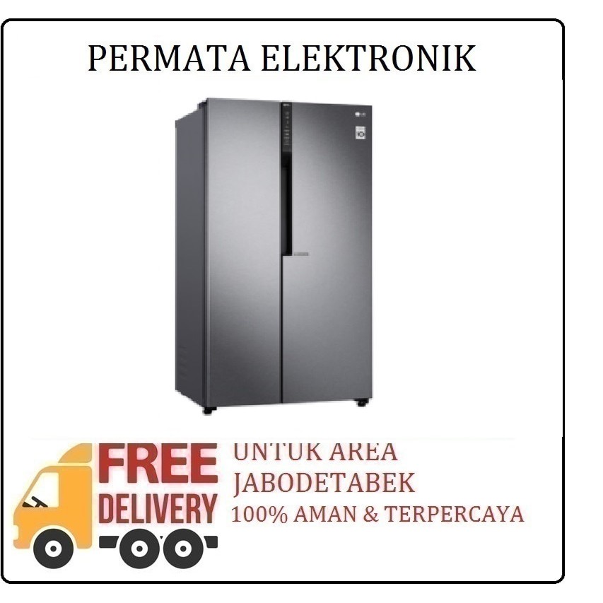 LG Kulkas Side By Side Mini Bar GC-B24KQDV GC-B247 Garansi Resmi