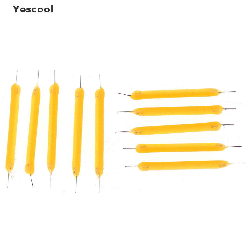 Yescool 10Pcs Lampu Bohlam LED COB Super Terang Tenaga Surya Power Filament