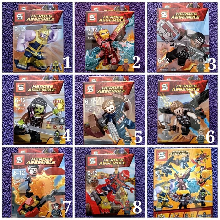 LEGO S AVENGERS 4 - MAINAN SUPER HEROES LEGO BRICK KW ACTION FIGURE