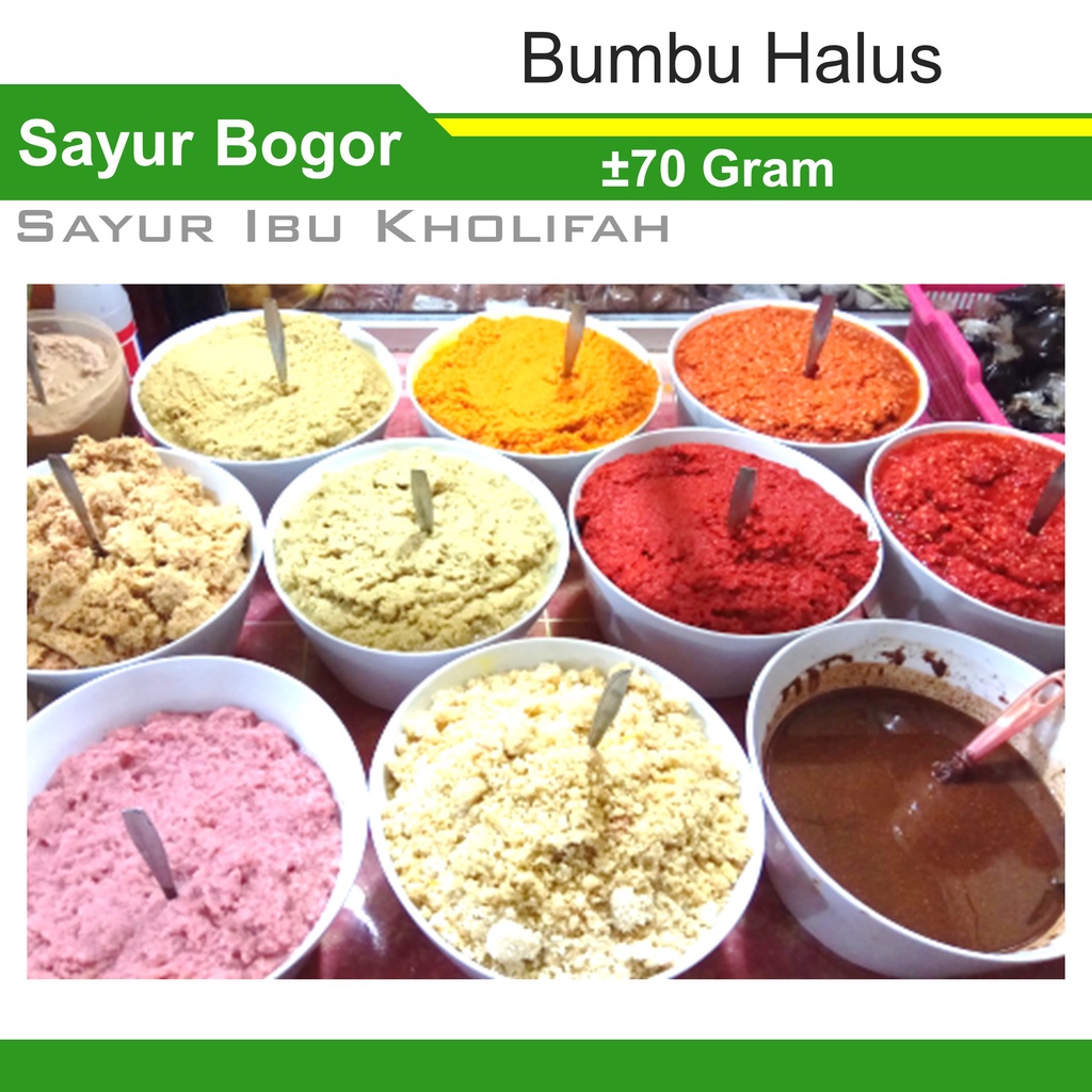 

Bumbu Giling Halus Lengkap Sayur Segar Bogor