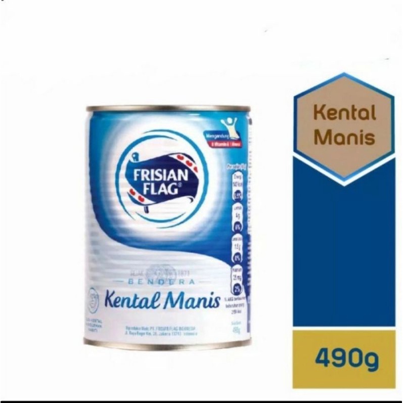 

susu kental manis bendera putih kaleng 490 gr