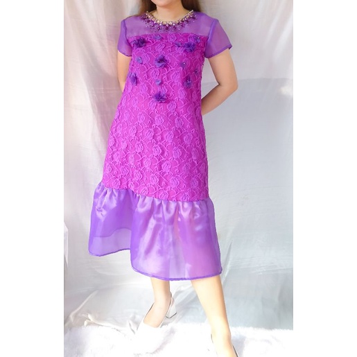 Andaya Purple Dress