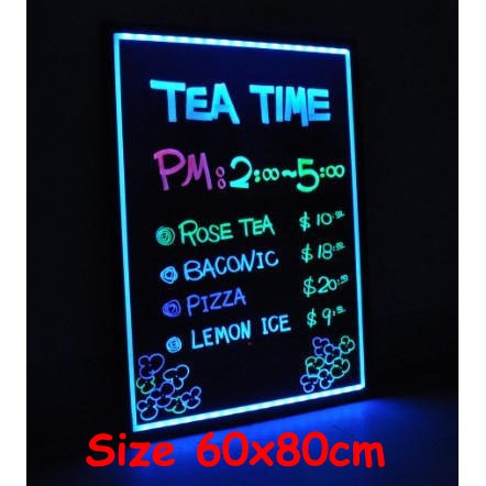 

Papan Tulis Menulis Led Writing Board Gambar Fluorescent 60x80 CM 80x60 CM