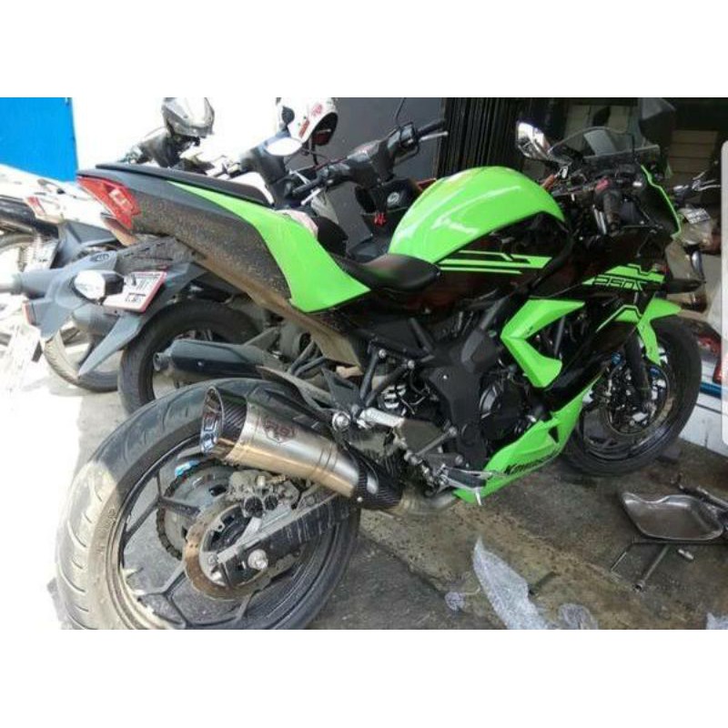 Knalpot R9 Racing Ninja 250cc SL Mono H2SS