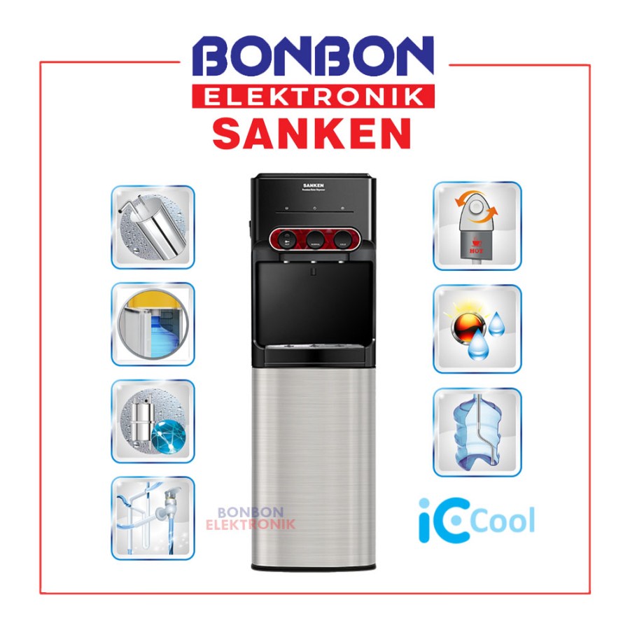 [GOSEND/GRAB] Sanken Dispenser Galon Bawah HWD-C535IC / HWDC535IC