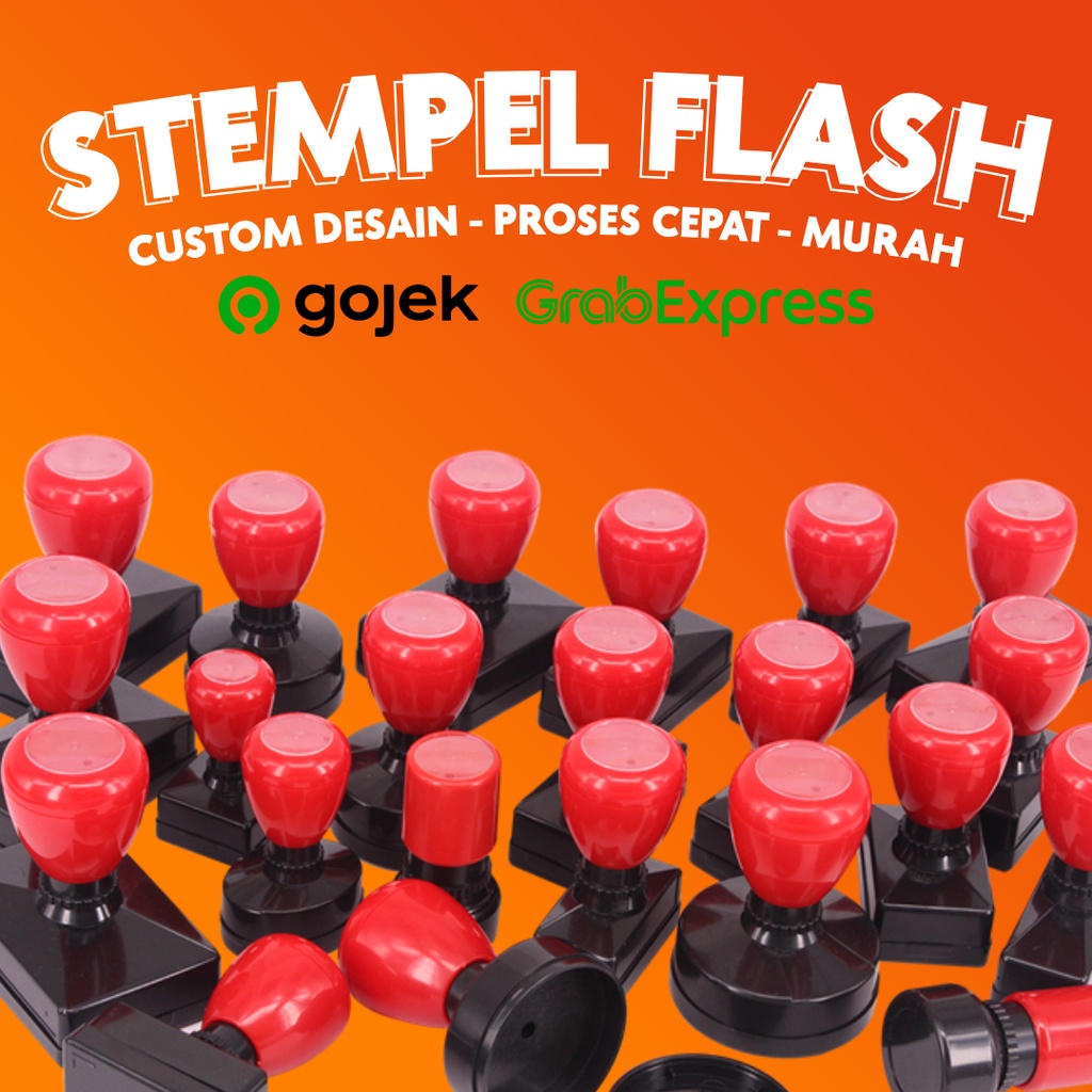 Stempel Logo, Stempel Nama, Stempel Toko, Stempel Perusahaan, Stempel Flash
