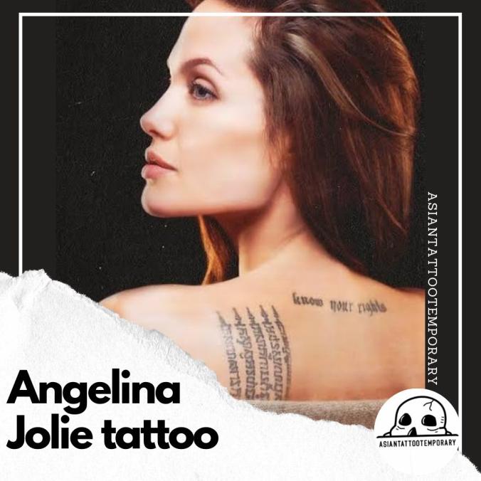 SAK YANT Magic Tatto Thailand ANGELINA JOLIE (TATO MANTRA) ASIANTATTOO