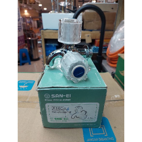 kran cabang san-ei f10c / kran double shower san ei / kran air double san ei