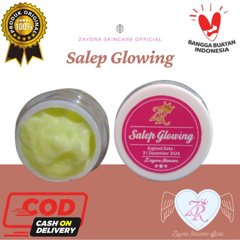 Salep Glowing Zayora Salep Glowing Whitening Zayora Skincare Salep Glowing Zayora 5gr