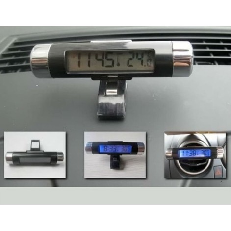 Jam Digital  Temperatur Thermometer Mobil