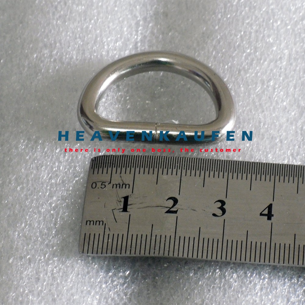 Ring D Tas Nikel 2,5 cm Tebal Kualitas Premium