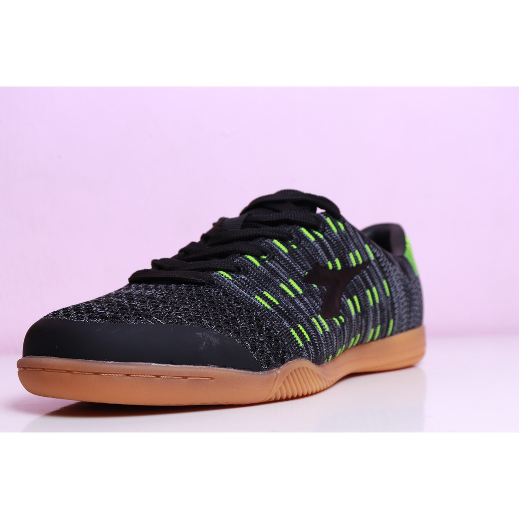 Sepatu Futsal Diadora Dekker DIAFG80908BY Black Yellow Original Size 44