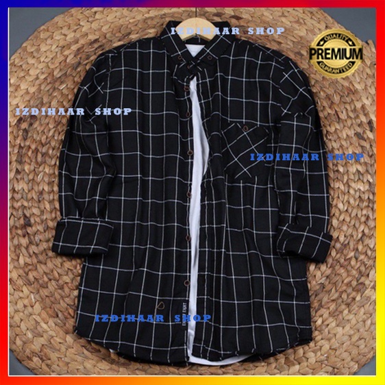 Kemeja Flanel Pria Lengan Panjang Motif Kotak Kotak Kualitas Premium Flannel Terbaru BIG SIZE XXL XXXL JUMBO