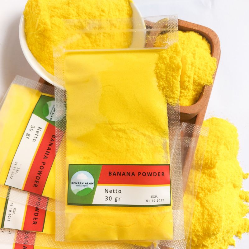 

30gr~100gr Banana Powder by REMPAH ALAM 100% MURNI