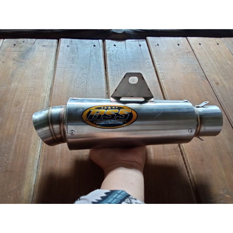 slincer knalpot bulat kompetisi bss p20 bass gahar