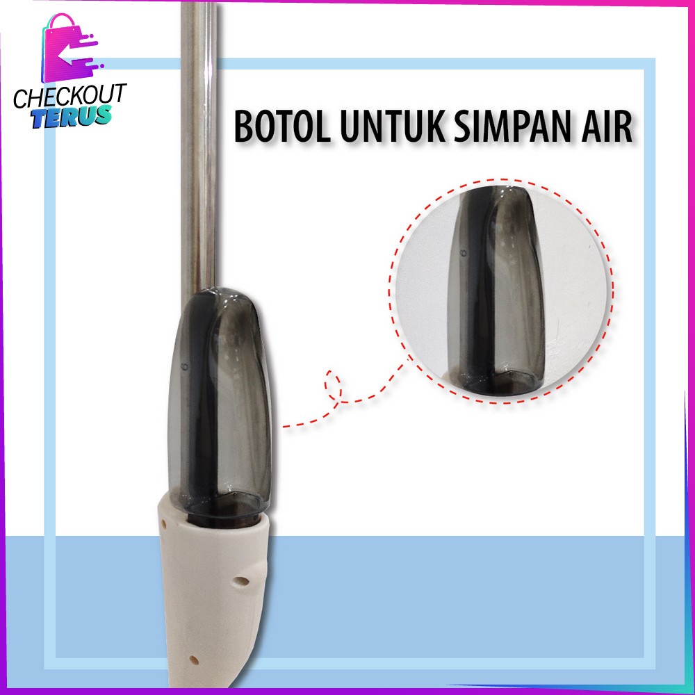 CT C525 Pel Lantai Semprot Otomatis Tanpa Ember Serbaguna Praktis  Alat Pel Lantai Automatic Water Spray Mop