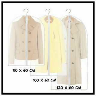 AGG-261 Cover Baju Pakaian Jas PEVA Anti Air Penutup Pakaian Gaun Jas Cover Pelindung Jas Gaun Anti Debu