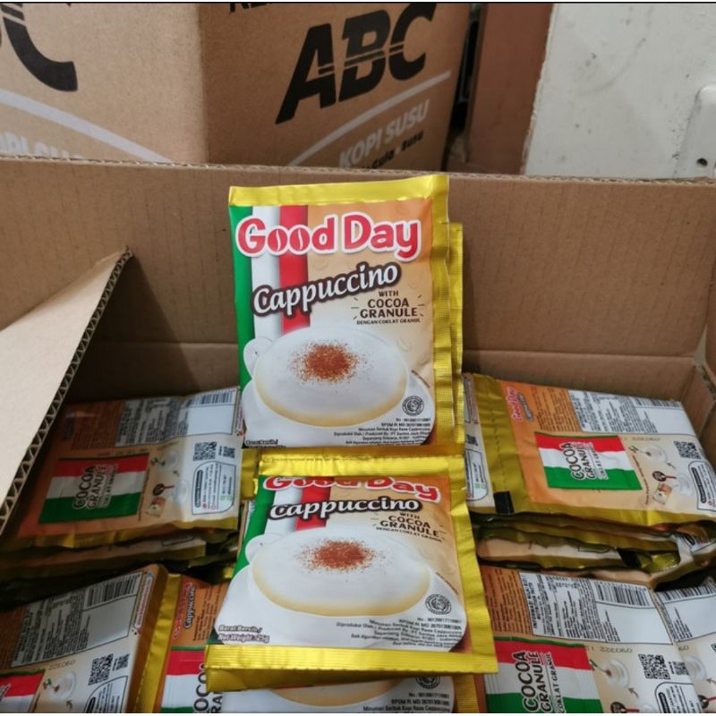 

good day cappucino 1 renteng 10 sachet
