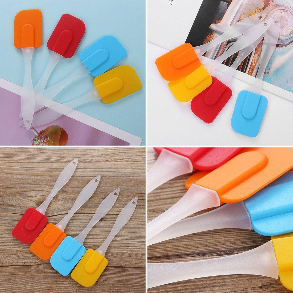 Top Spatula Silikon Peralatan Dapur Pastry Tools Pisau Kupas Baking Scraper