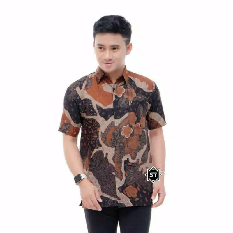 Hem Batik Lengan Pendek Size jumbo M L XL XXL 3XL 4XL 5XL 6XL 7XL 8XL 9XL 10XL