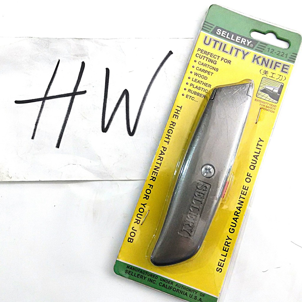 

UTILITY KNIFE / PISAU CUTTER SELLERY 12-221