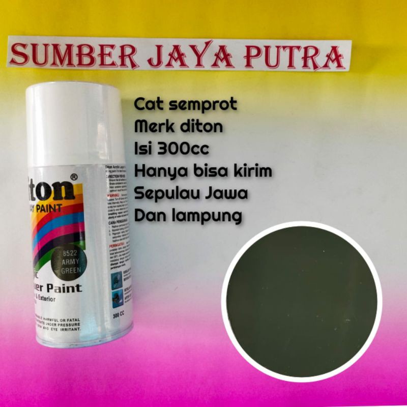 cat diton 8522 Army green pylok pilox piloc spray paint