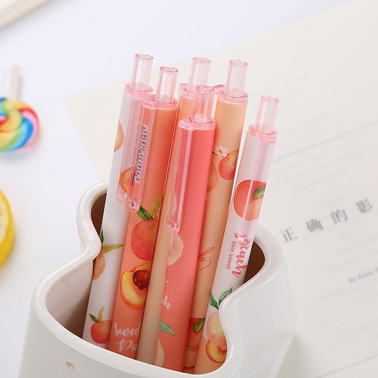 

Pen Hitam Motif Buah Peach Korean Style Cute and Aesthetic
