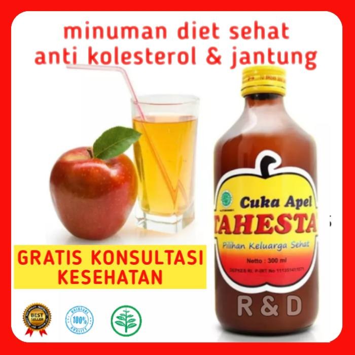 

Jual Tahesta Cuka Apel Anti Kolesterol & Jantung - Vinegar Apple Cider Asli