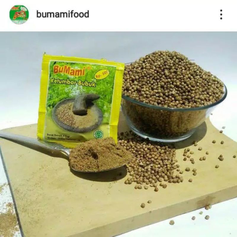 

Ketumbar bubuk praktis 500 rupiah sachet