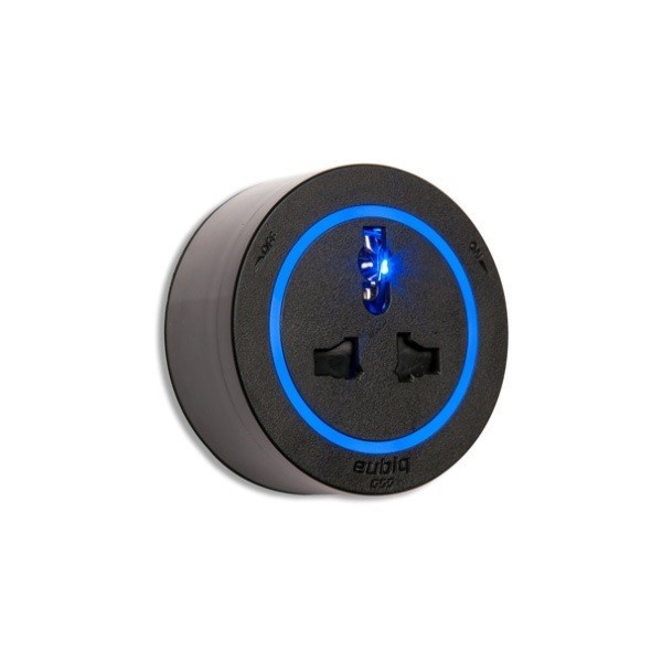 EUBIQ-ITL4 (BLACK BLUE LED) NTERNATIONAL ADAPTOR