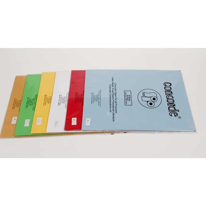 

KERTAS CONCORDE UKURAN A4 90gsm (210 x 297mm) PER PAK ISI 20 LEMBAR