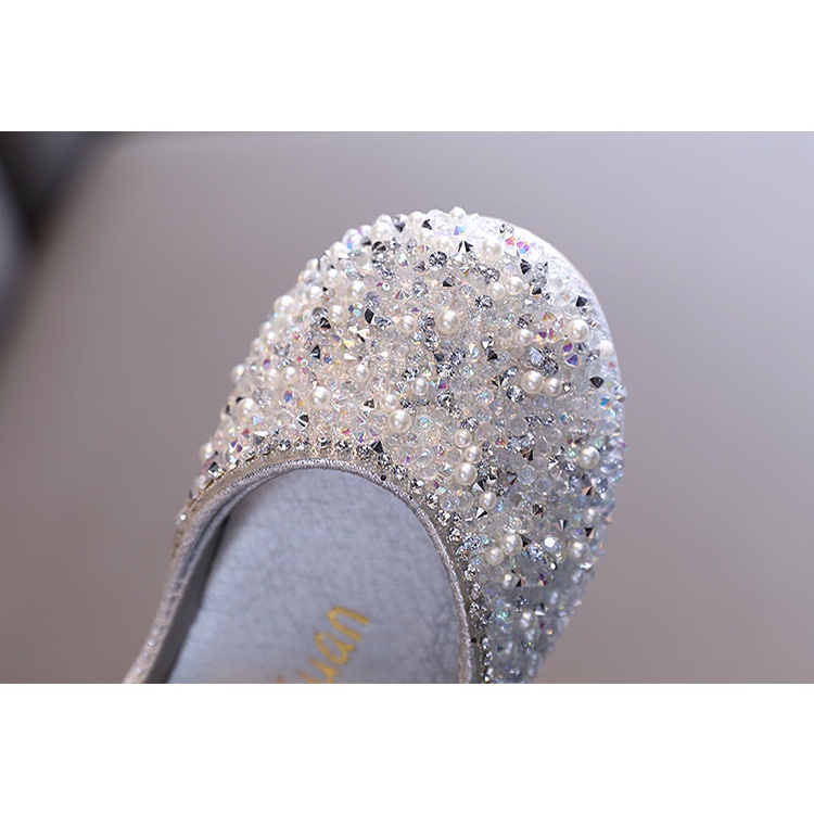 CG SH22-Sepatu Pesta Anak Perempuan Import Crystals