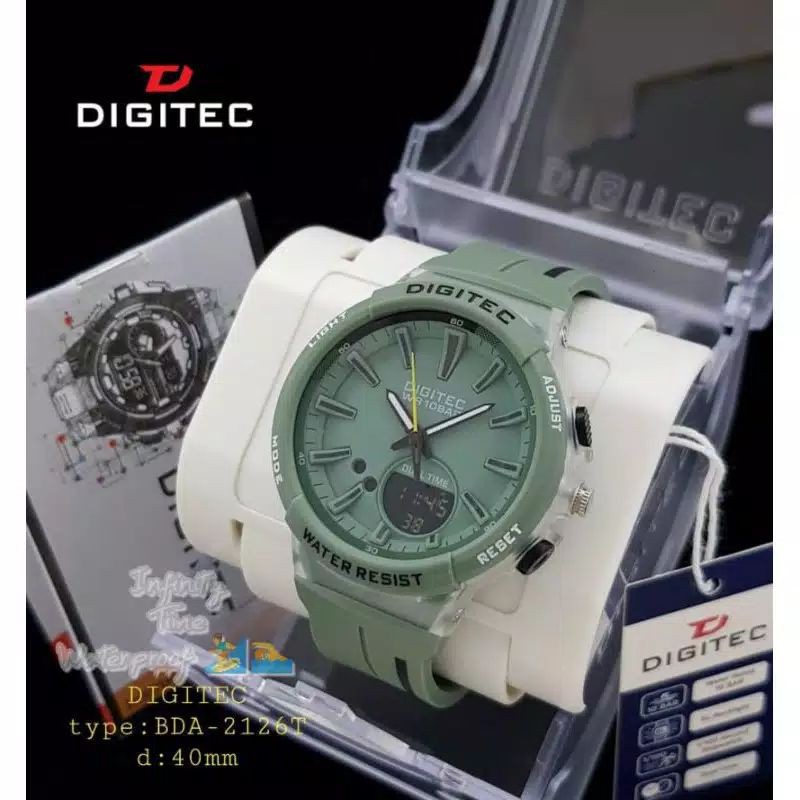 JAM TANGAN CEWEK/WANITA KEREN SPORTY DIGITEC 2126 ORIGINAL WATER RESIST