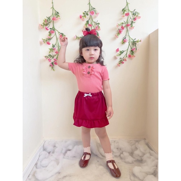 Kaos Anak Atasan Rajut Angelina Knit 2-5 Tahun nabLfashion