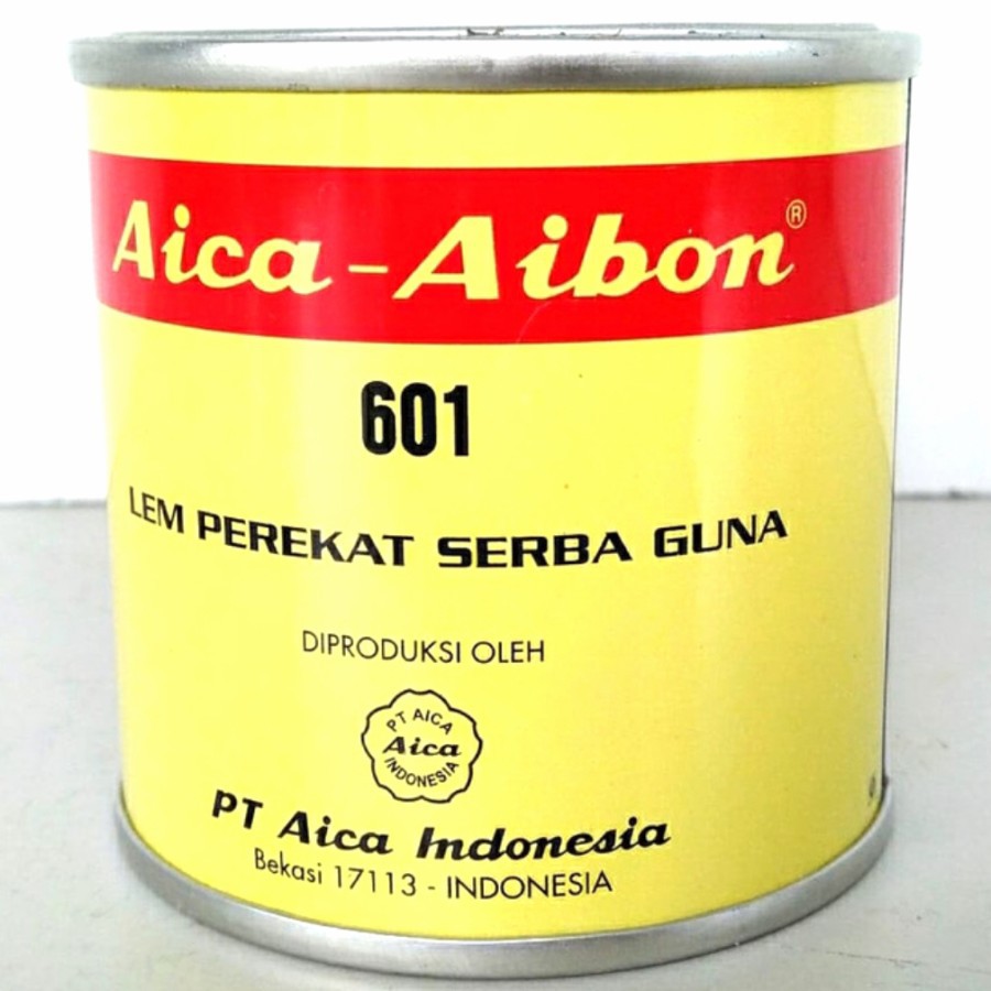 

Aica Aibon 601 Lem Perekat Serba Guna kemasan kaleng 70gram Kuning - AIBON 70gr