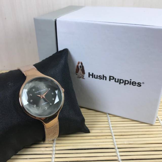 jam tangan wanita fashion Hush puppies rantai pasir free box