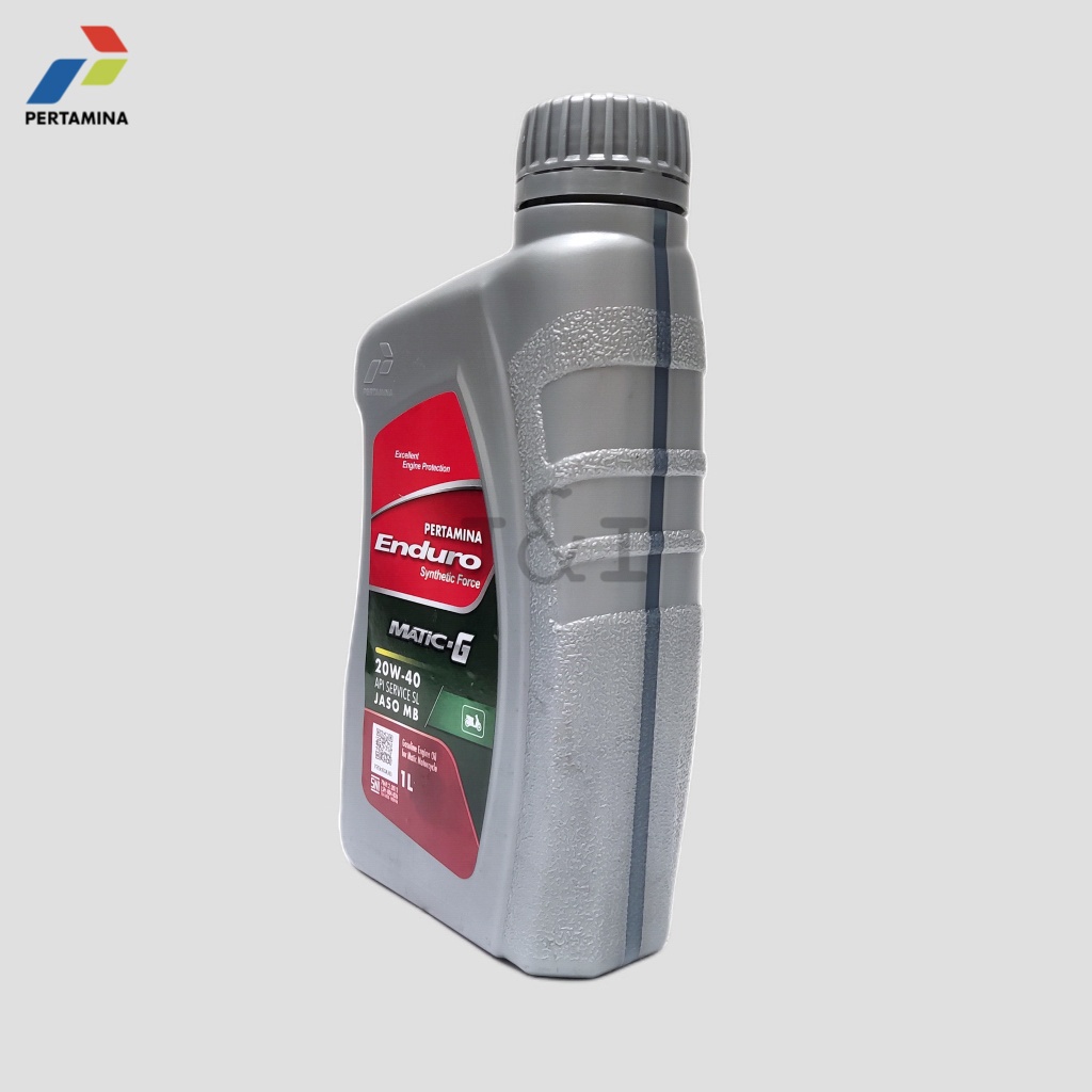 Oli Pertamina Enduro Matic-G 20W-40 API SL JASO MB 0,8 Liter