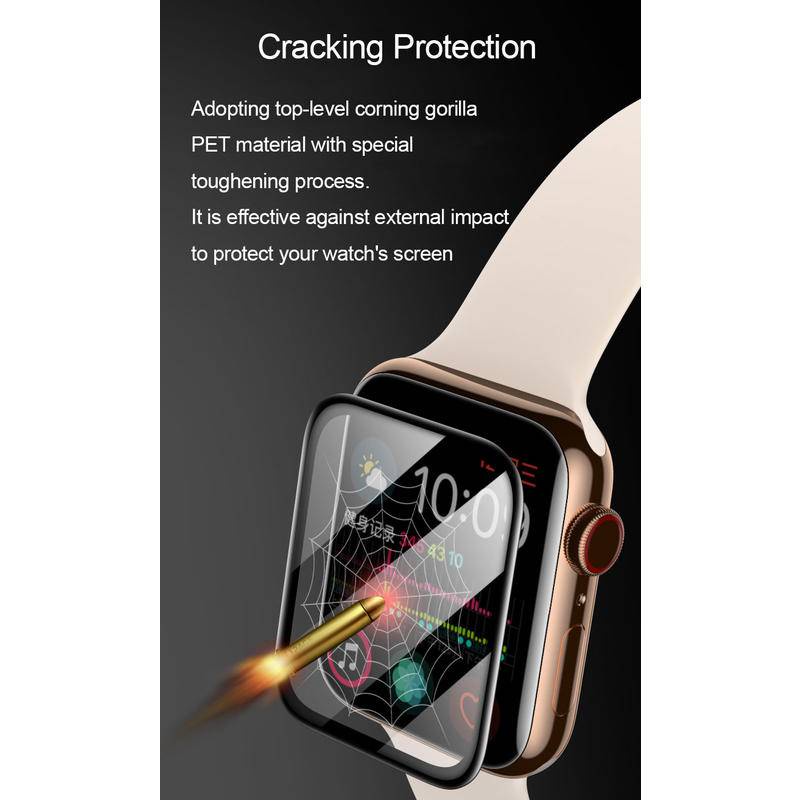 Waterproof screen protector for apple watch 38MM 40MM 41MM 44MM 42MM 45MM (Not Tempered Soft glass) film for Iwatch 1/2/3/4/5/6/7/SE