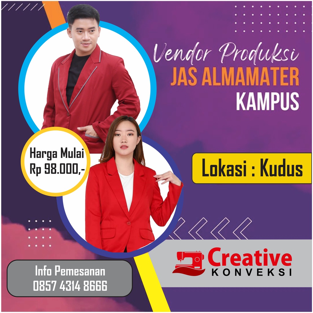 (BISA COD) jas almamater sekolah NAVY LIS KUNING / Jas Mahasiswa Bisa tambah bordir Blazer Pria Wanita / Jas almamater II almamater kampus II almamater sekolah II almamater pesantren II almamater full furing II almamater murah
