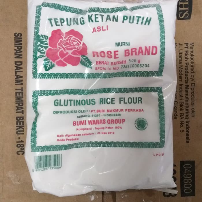 

tepung ketan putih rosebrand 500gr