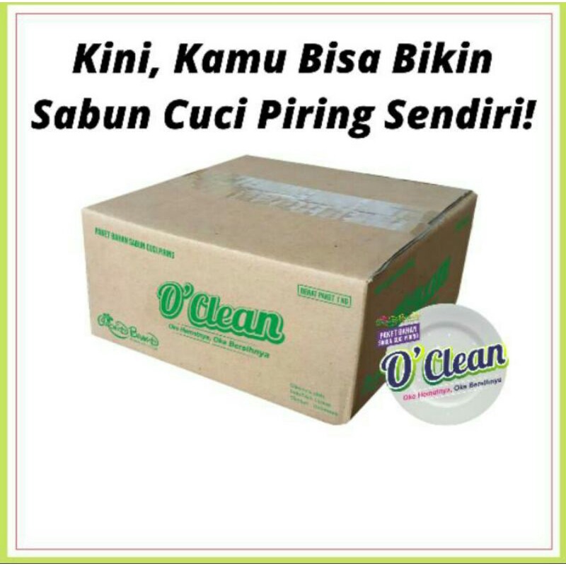 O'Clean Oclean Paket Bahan Sabun Cuci Piring Aroma Jeruk Nipis