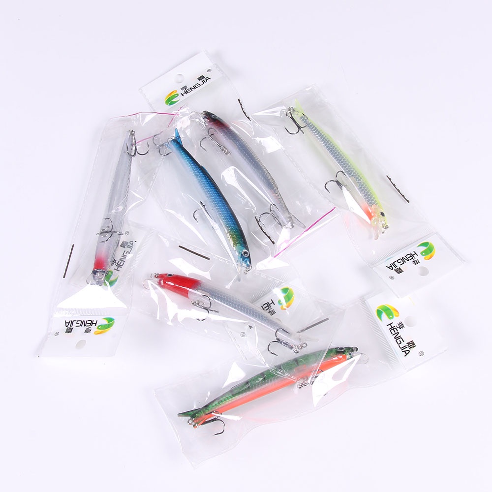 Hengjia 1pc Umpan Pancing Hard Bait Bentuk Ikan Imitasi 3d Ukuran 12cm 10.5g