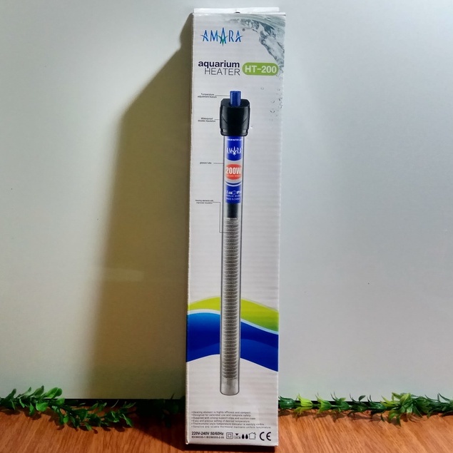 HEATER AQUARIUM AQUASCAPE PEMANAS AIR AQUARIUM/HEATER 200watt