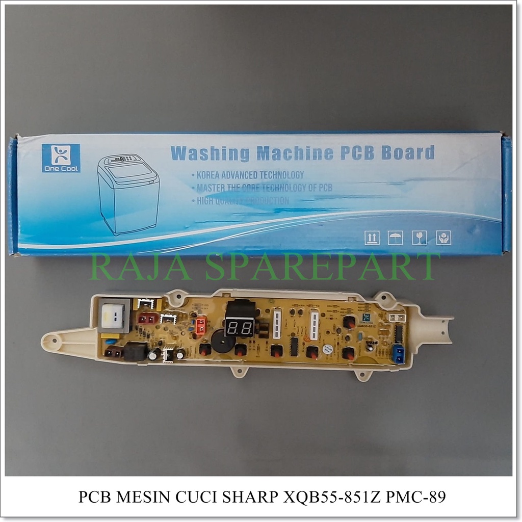 PCB/Panel/Modul Mesin Cuci Sharp ESF950 ESF950PGY ES-F950P-GY (Kode Part XQBB55-851Z)PMC-89